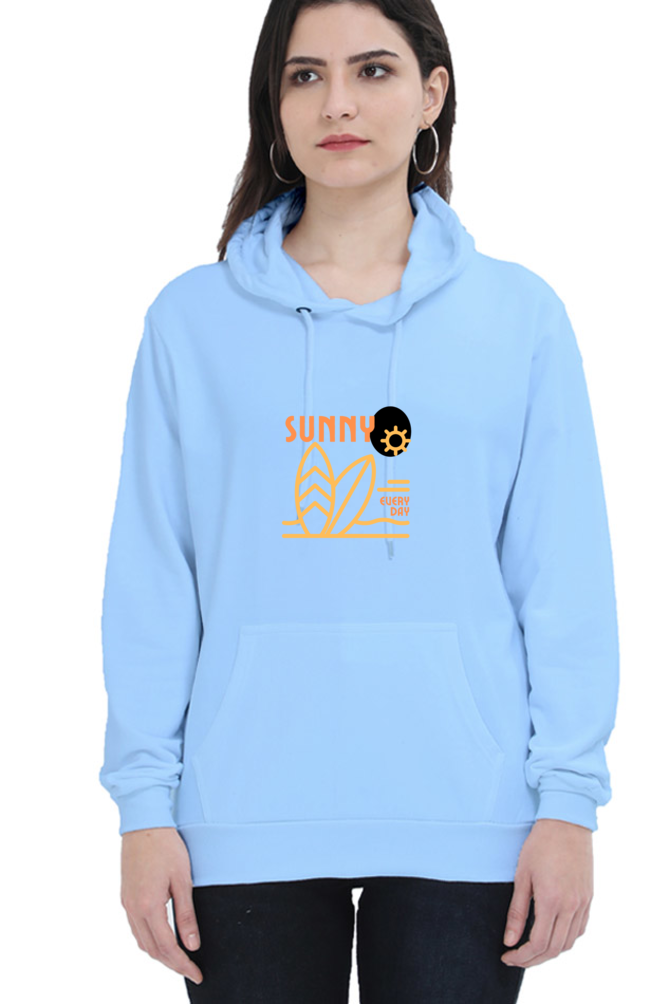 hoodies for women sunny printed hoodie