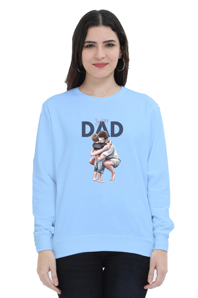 sweatshirts for women super dad black sweatshirt women