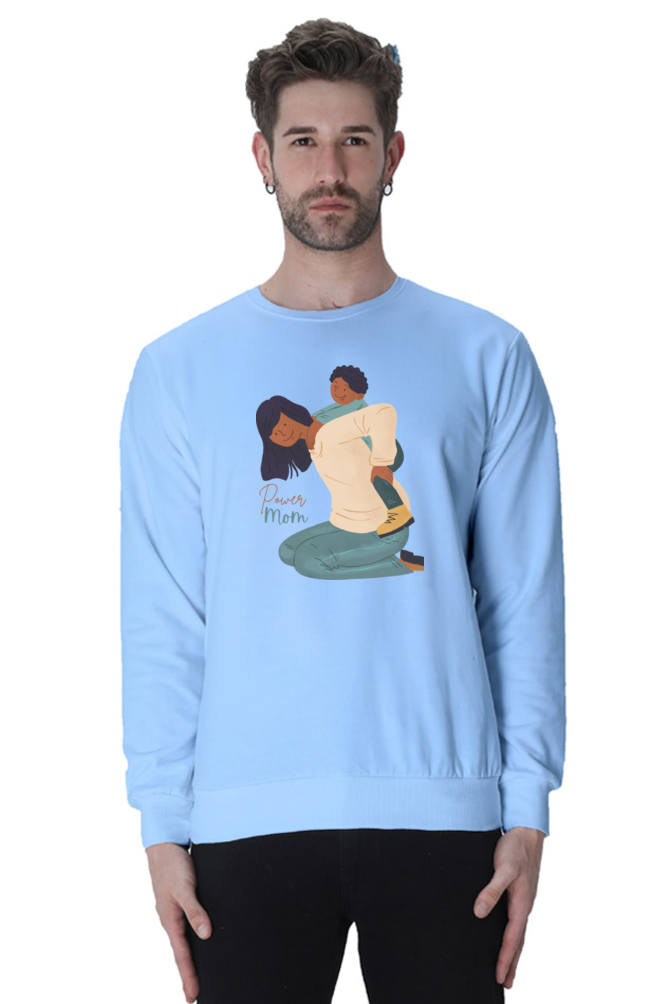 sweatshirts for men Power mom printed sweatshirts for men