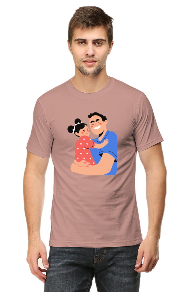 Print To t Shirt daughter and dad Printed T Shirts for Men