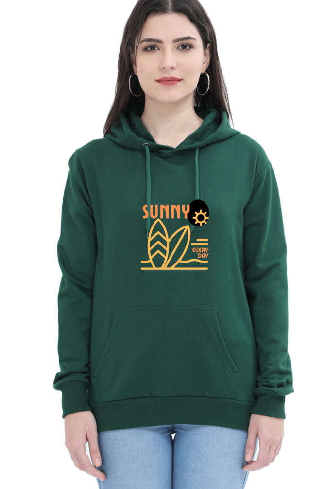 hoodies for women sunny printed hoodie