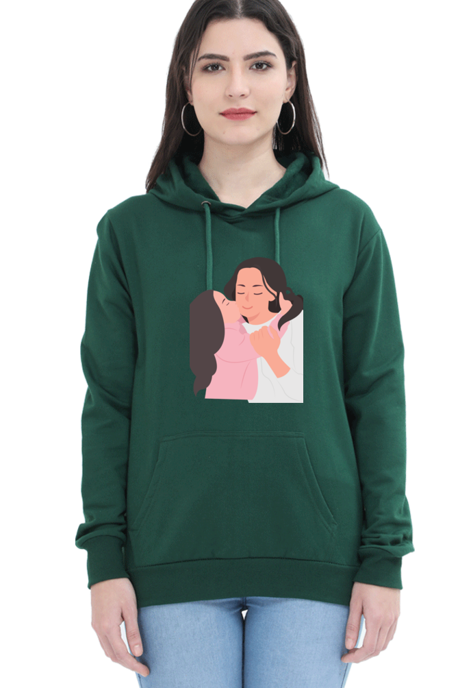 hoodies for women's mom and daughter printed hoodies for women