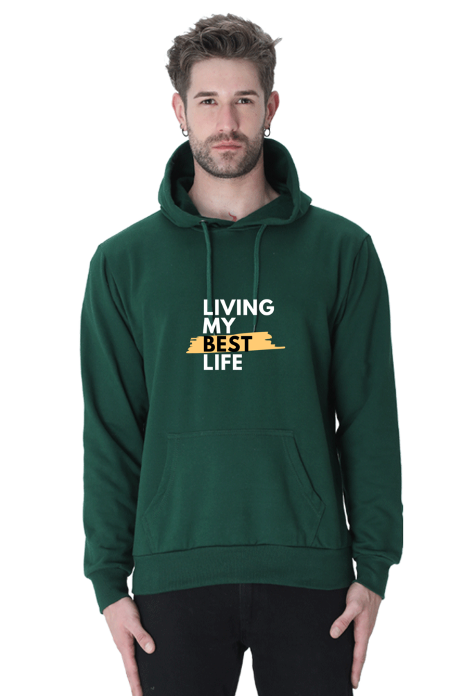 Hoodies Essential living my best life hoodies heavyweight