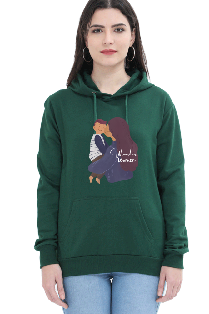 hoodies for women's wonder women printed hoodie