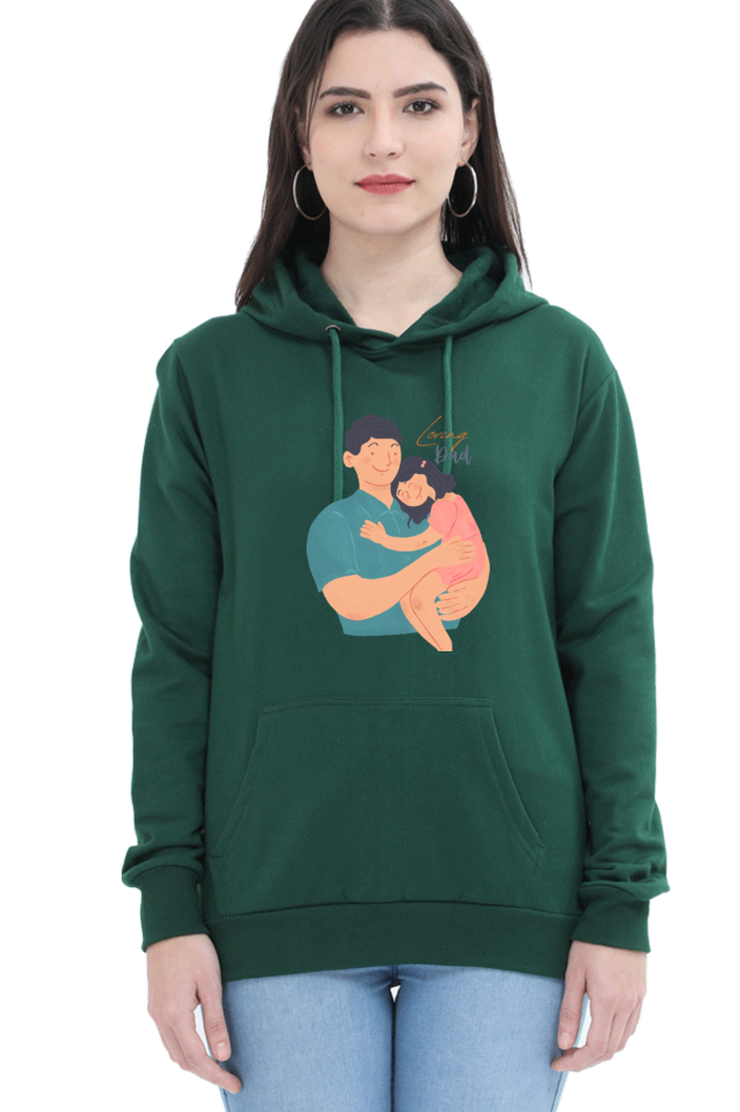 hoodies for women's loving dad hoodies for women