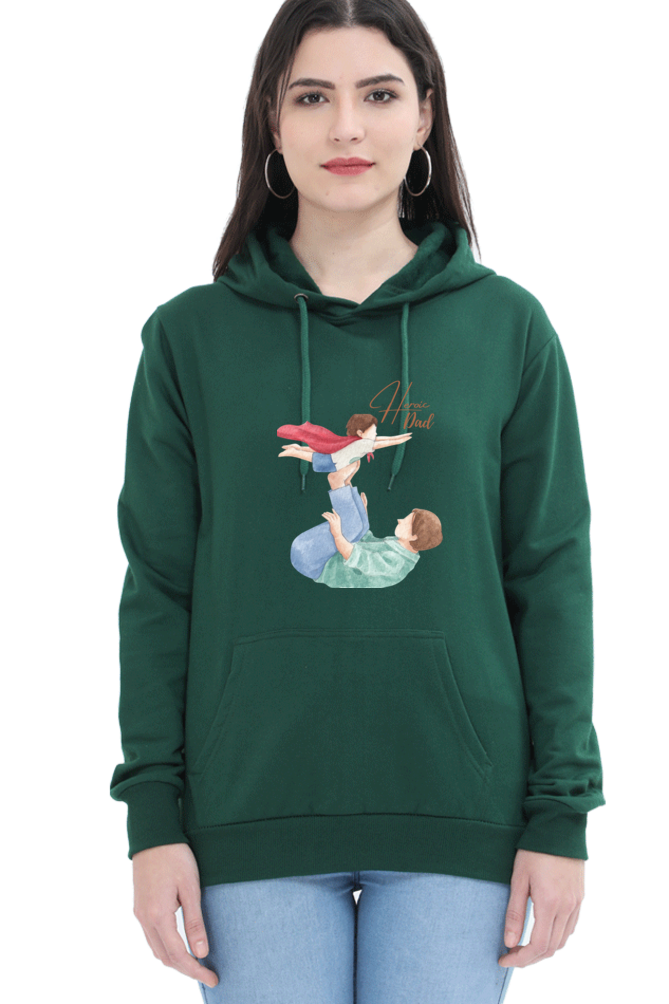 hoodies for women's heroic dad hoodies for women white