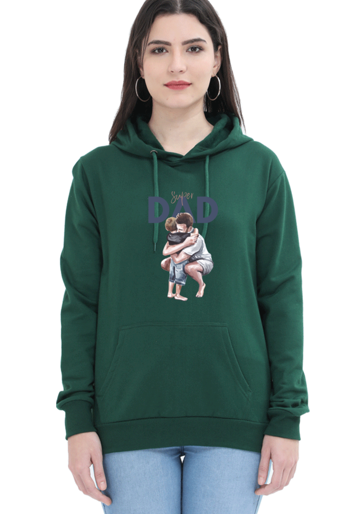 hoodies for women's super dad hoodies for women white