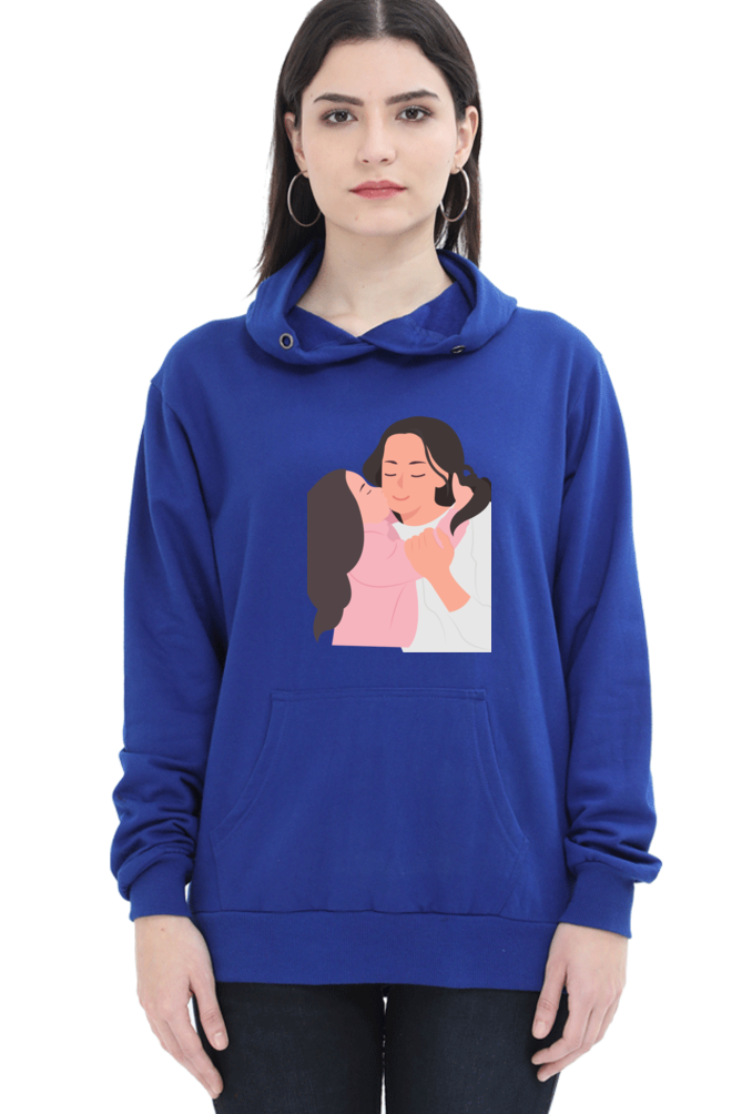 hoodies for women's mom and daughter printed hoodies for women