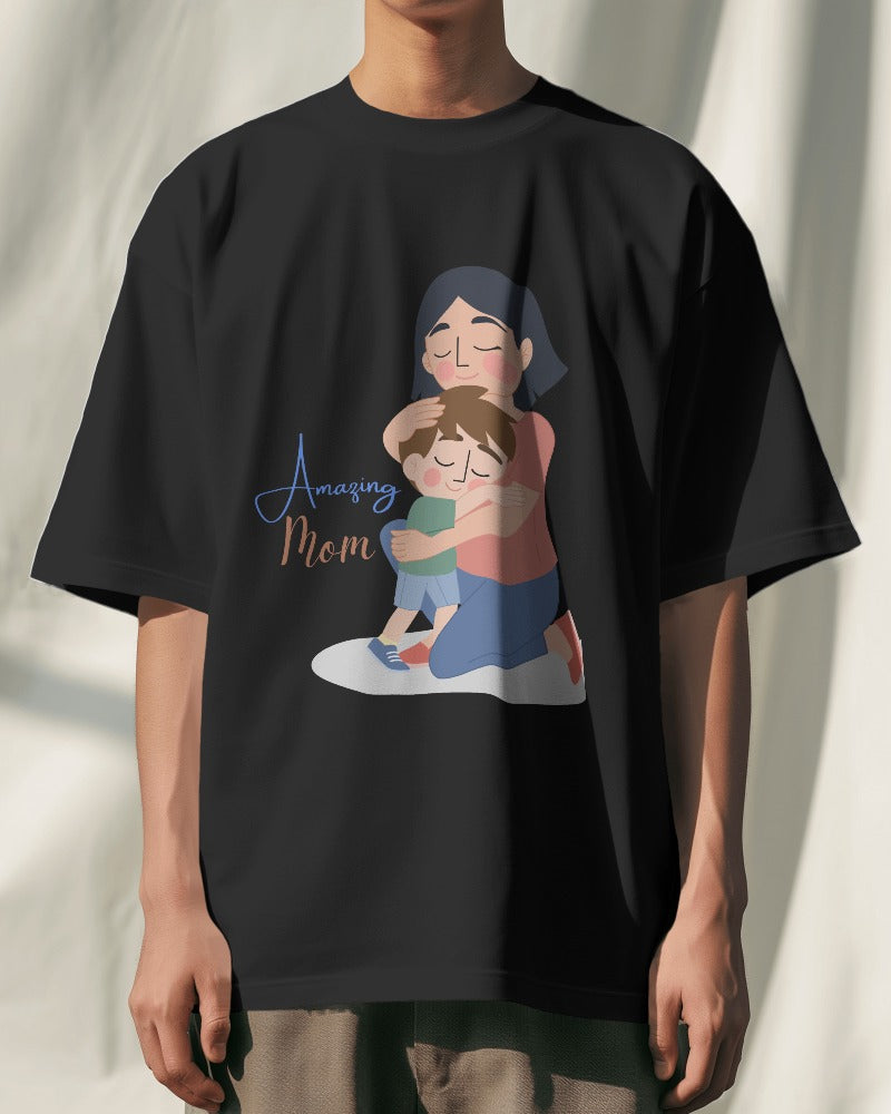 Oversized T Shirts amazing mom Oversized T Shirt For Men