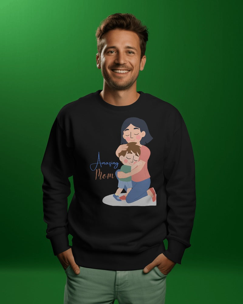 sweatshirts for men amazing mom printed sweatshirts for men