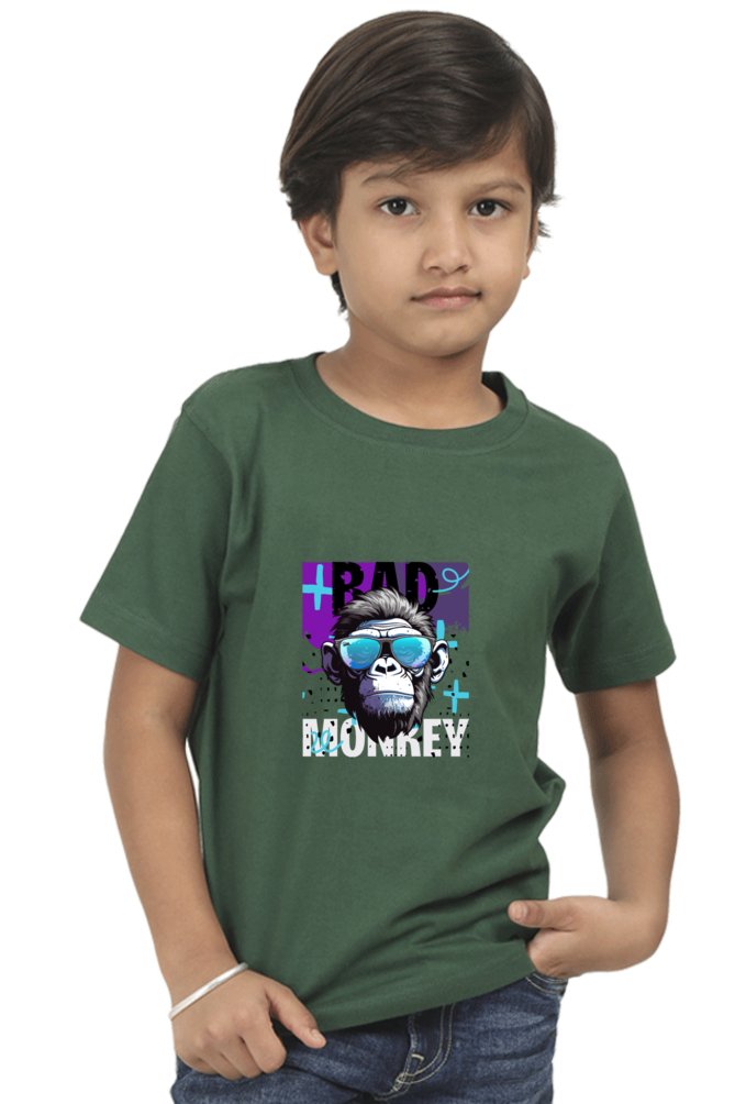 Embrace Your Style : graphic monkey printed t-shirts for boys