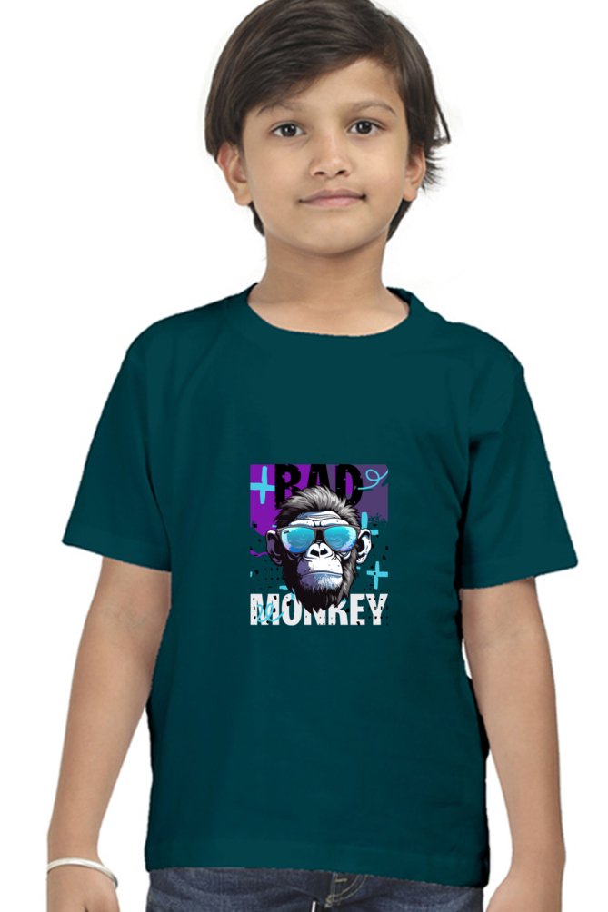 Embrace Your Style : graphic monkey printed t-shirts for boys