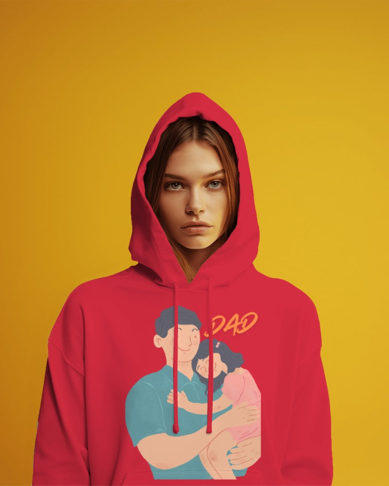 hoodies for women's dad printed womens hoodies