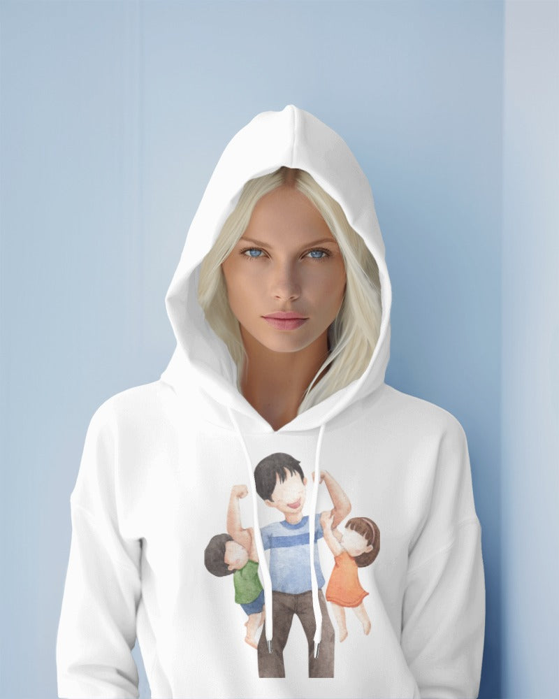 hoodies for women's dad daughter and son hoodies for women