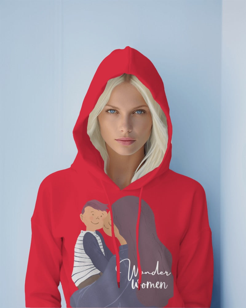 hoodies for women's wonder women printed hoodie