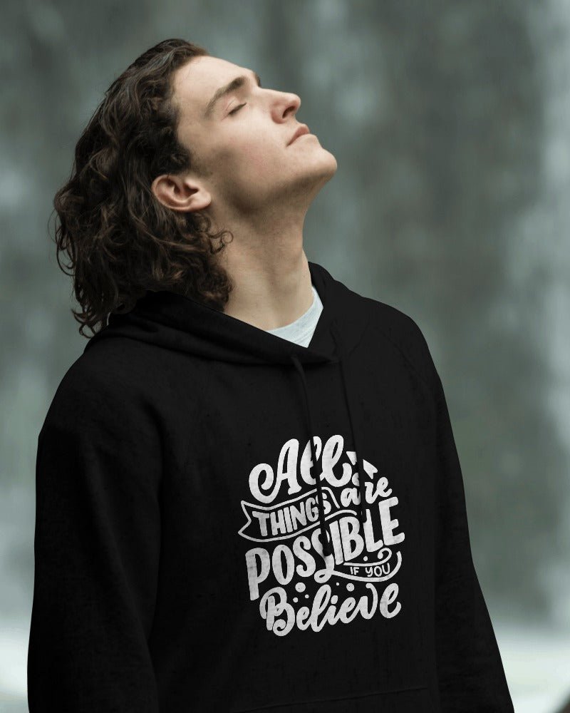 Hoodies Essential All Things Are Possible Hoodies Heavyweight