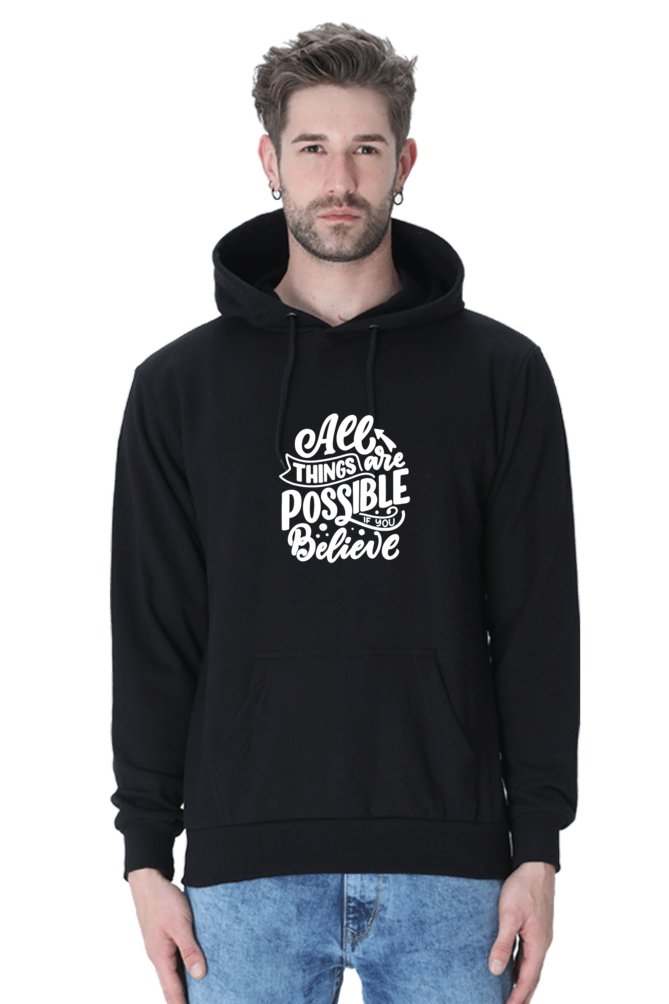 Hoodies Essential All Things Are Possible Hoodies Heavyweight