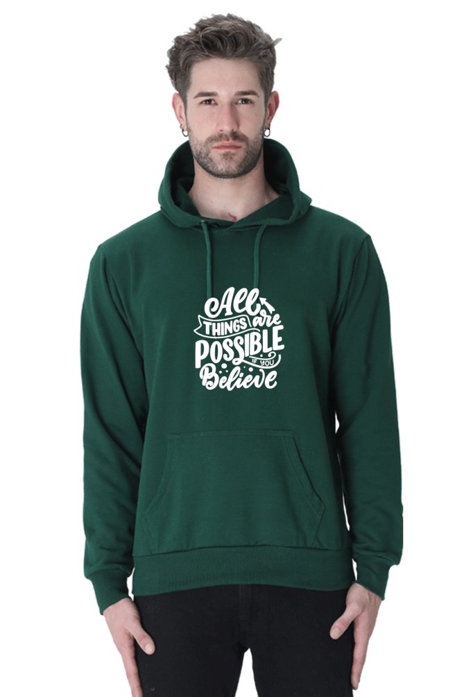 Hoodies Essential All Things Are Possible Hoodies Heavyweight