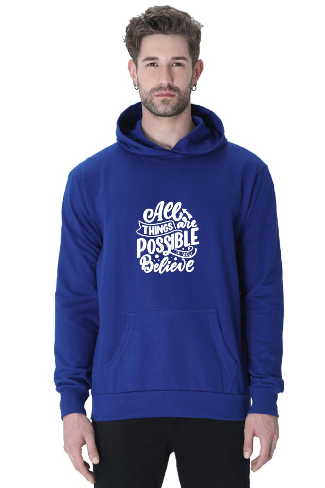 Hoodies Essential All Things Are Possible Hoodies Heavyweight