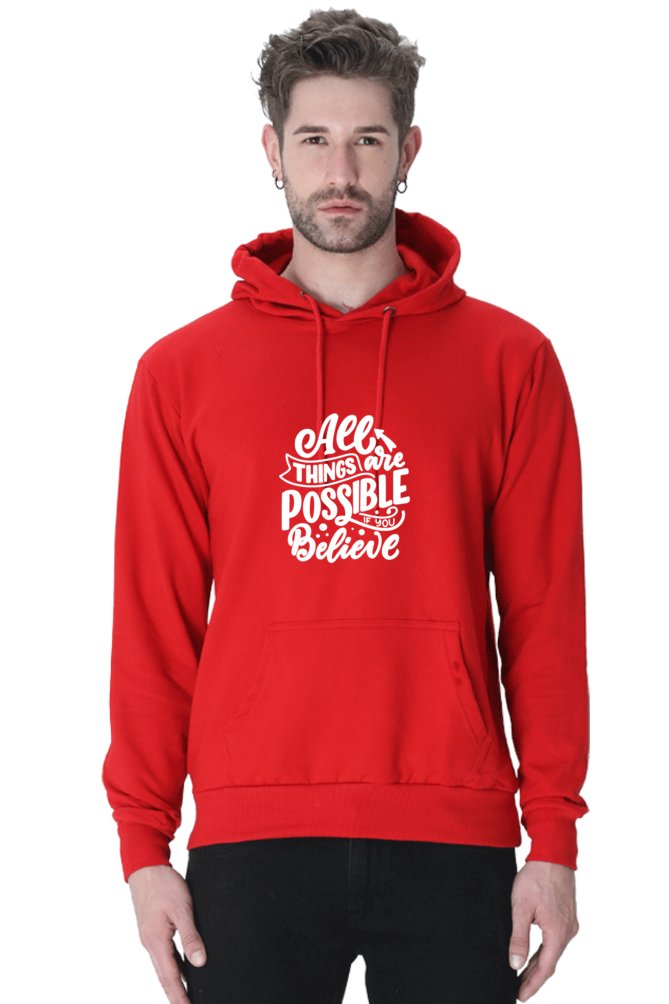 Hoodies Essential All Things Are Possible Hoodies Heavyweight