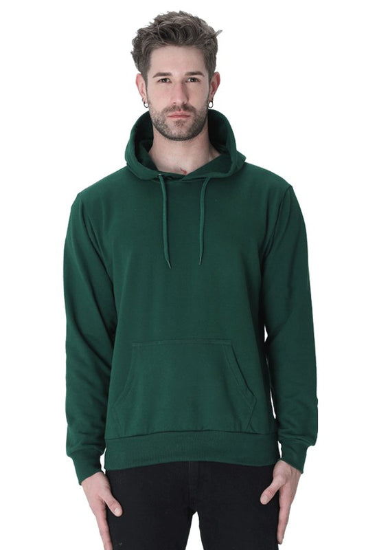 Hoodies Essential Bottle Green Hoodies Couple