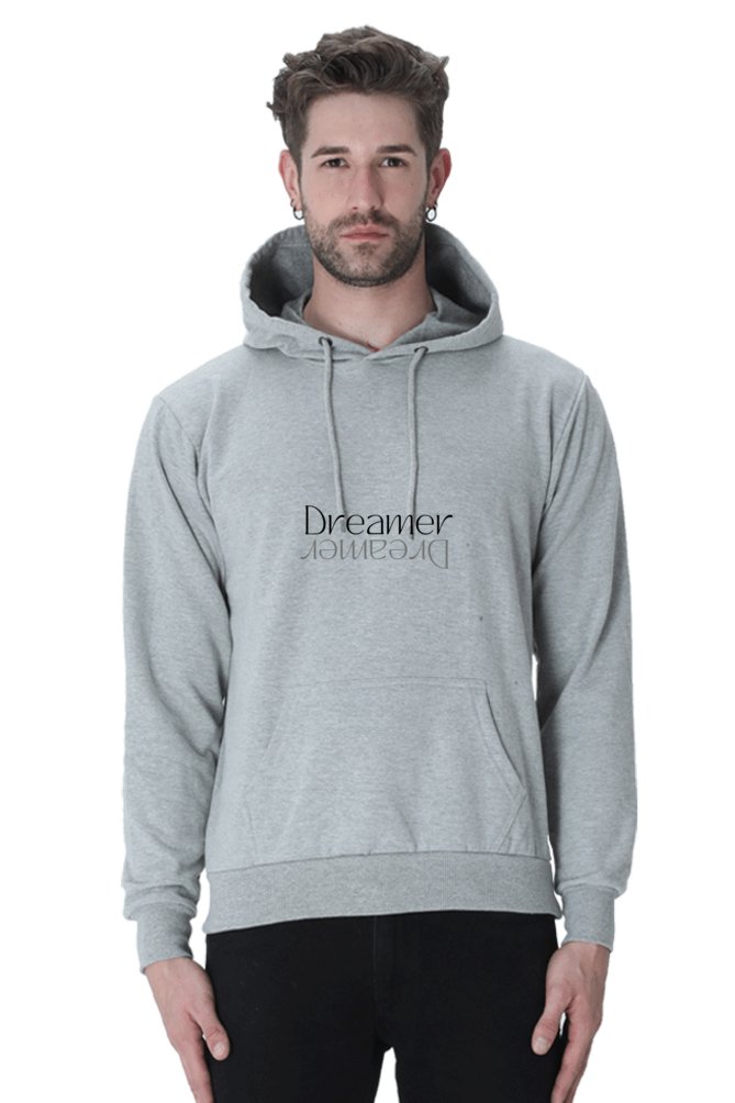 Hoodies Essential Dreamer White Printed Hoodies