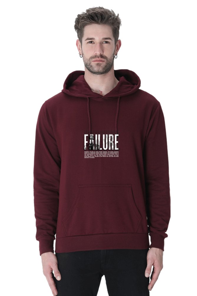 Hoodies Essential Failure Hoodies With Print On Black