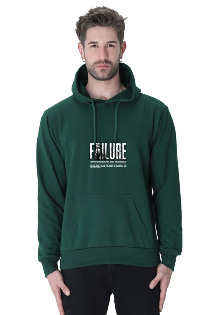 Hoodies Essential Failure Hoodies With Print On Black