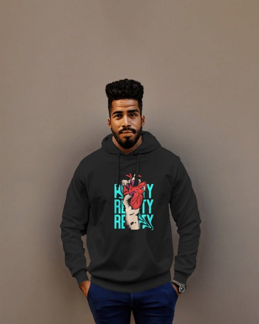 Hoodies Essential Reality Heartbroken Printed Hoodies