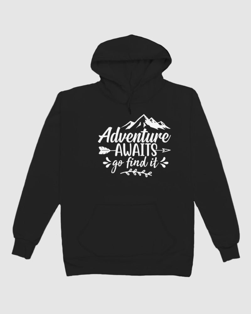 Hoodies For Women's Adventure Awaits Printed Hoodies For Women