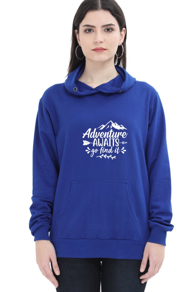 Hoodies For Women's Adventure Awaits Printed Hoodies For Women