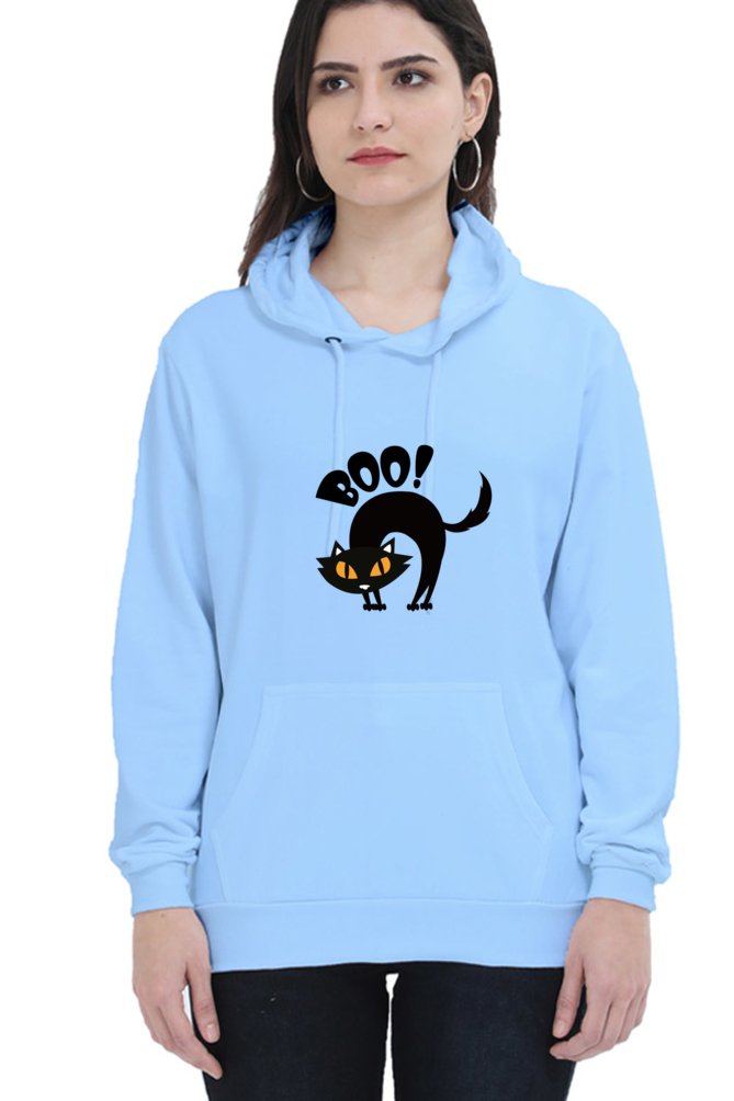 Hoodies For Women's Boo Printed Hoodie