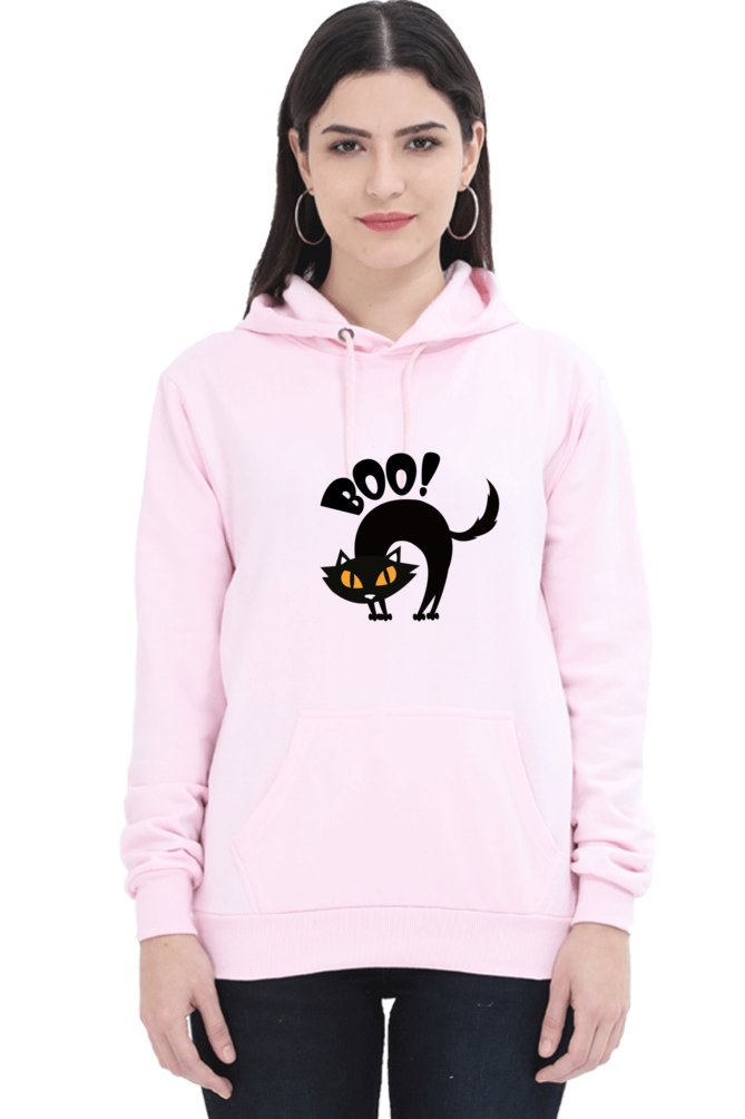 Hoodies For Women's Boo Printed Hoodie