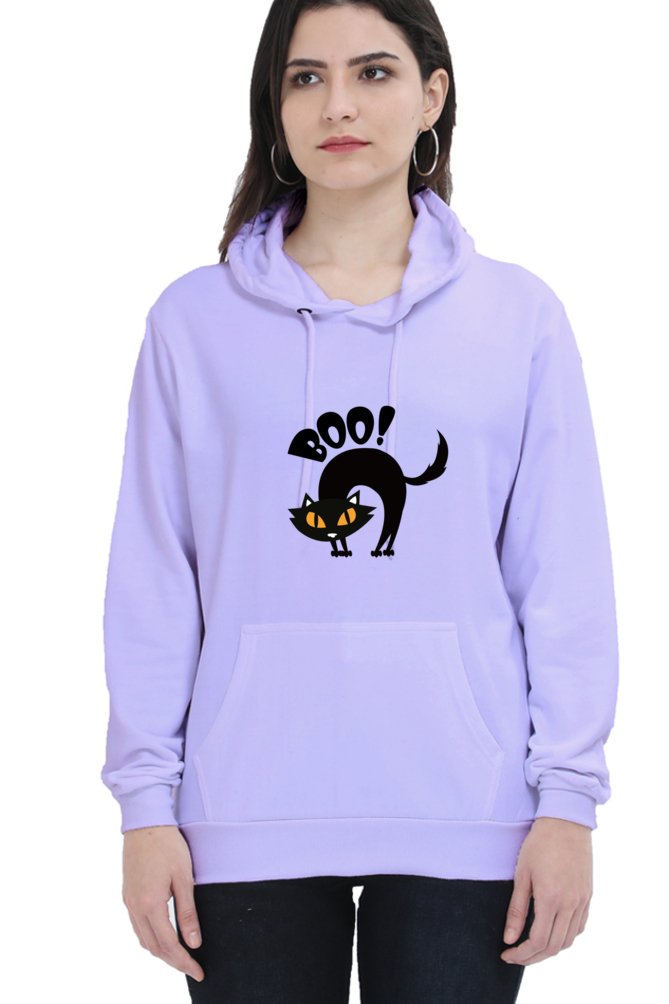 Hoodies For Women's Boo Printed Hoodie