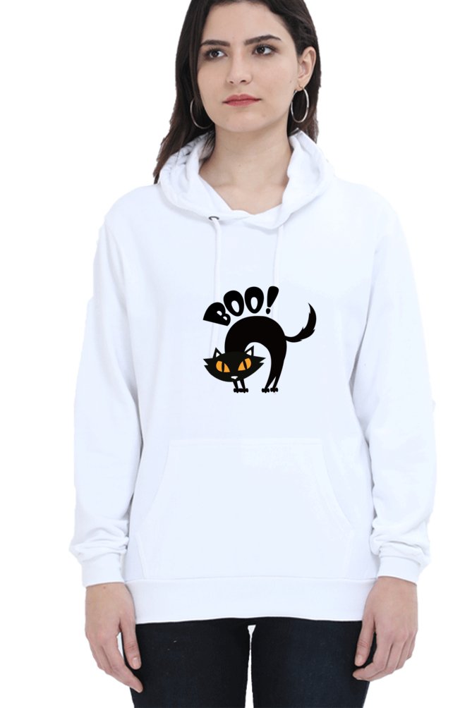 Hoodies For Women's Boo Printed Hoodie