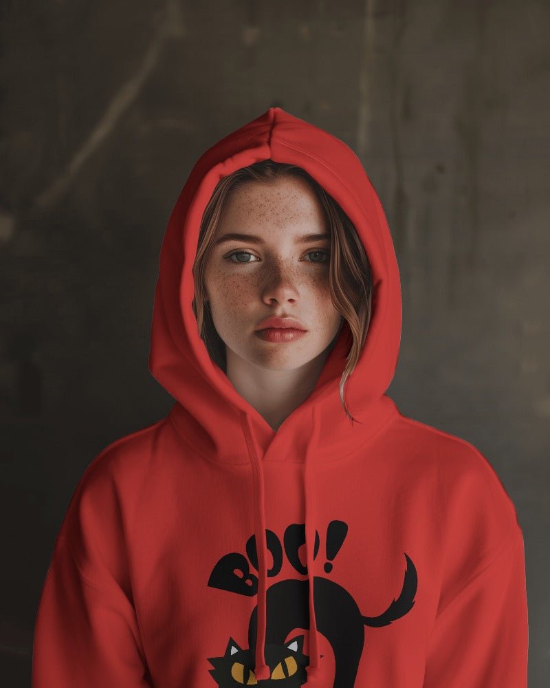 Hoodies For Women's Boo Printed Hoodie