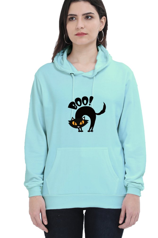 Hoodies For Women's Boo Printed Hoodie