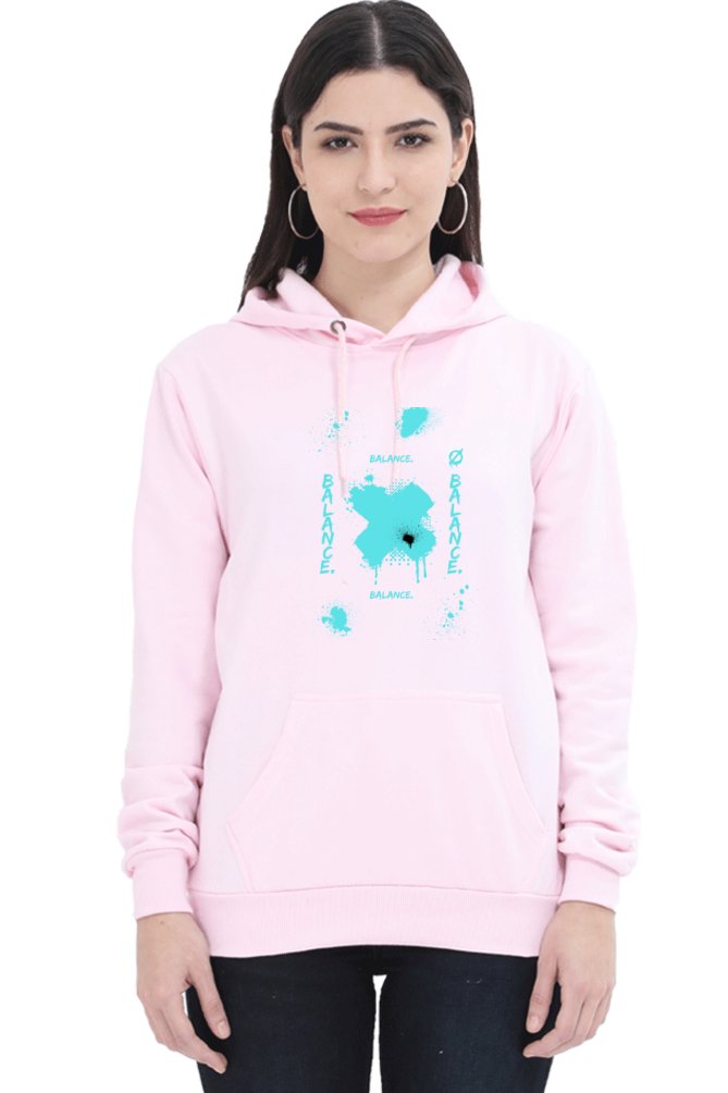 Hoodies For Women's Neon Balance Printed Hoodies For Women