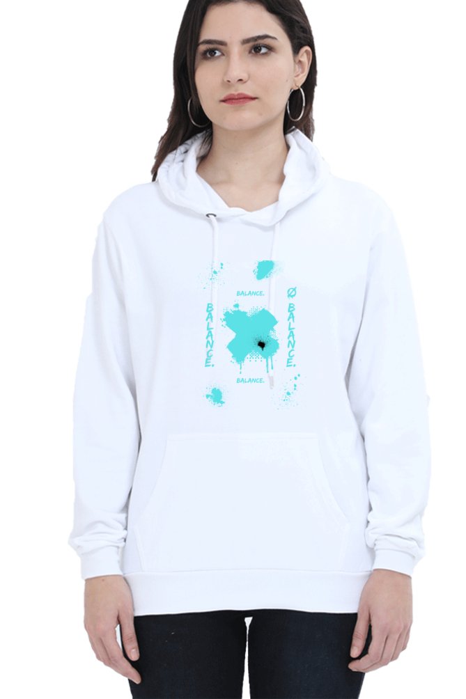 Hoodies For Women's Neon Balance Printed Hoodies For Women