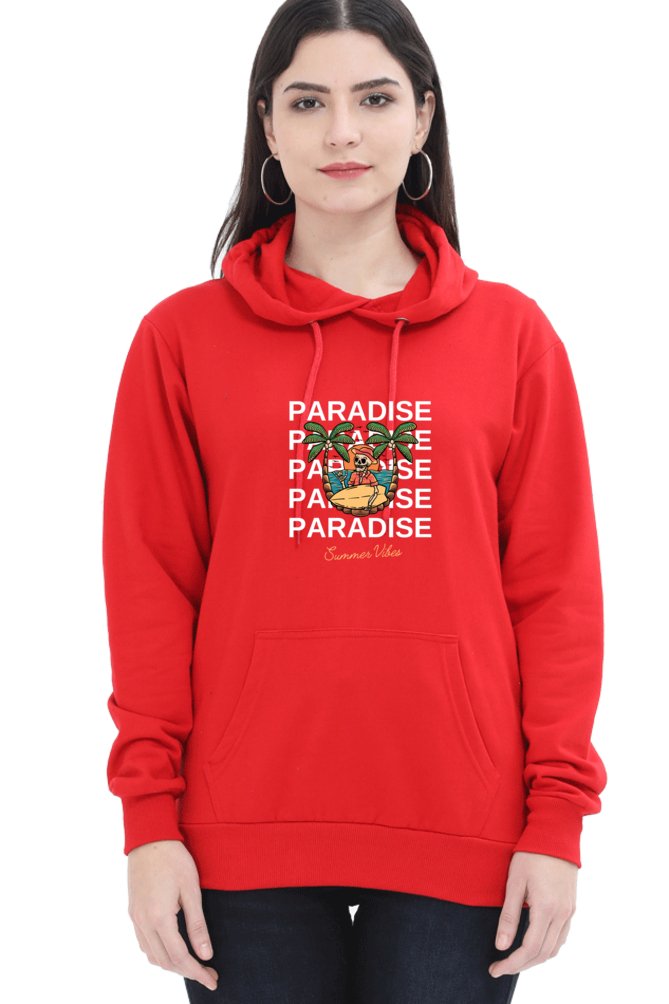 Hoodies For Women's Paradise Printed Hoodies For Women