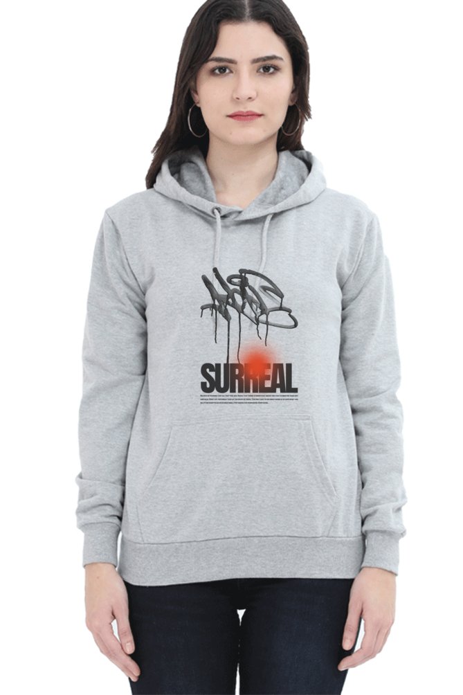 Hoodies For Women's Surreal Hoodies For Women White