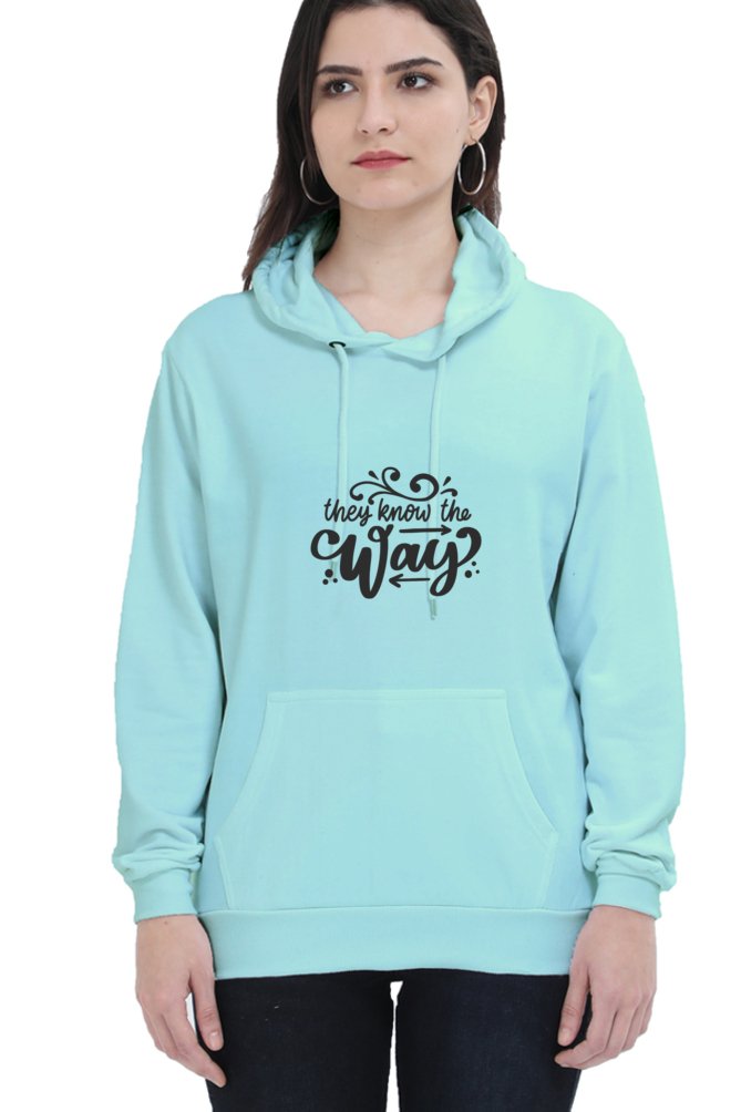 Hoodies For Women's They Know The Way Hoodies For Women Grey