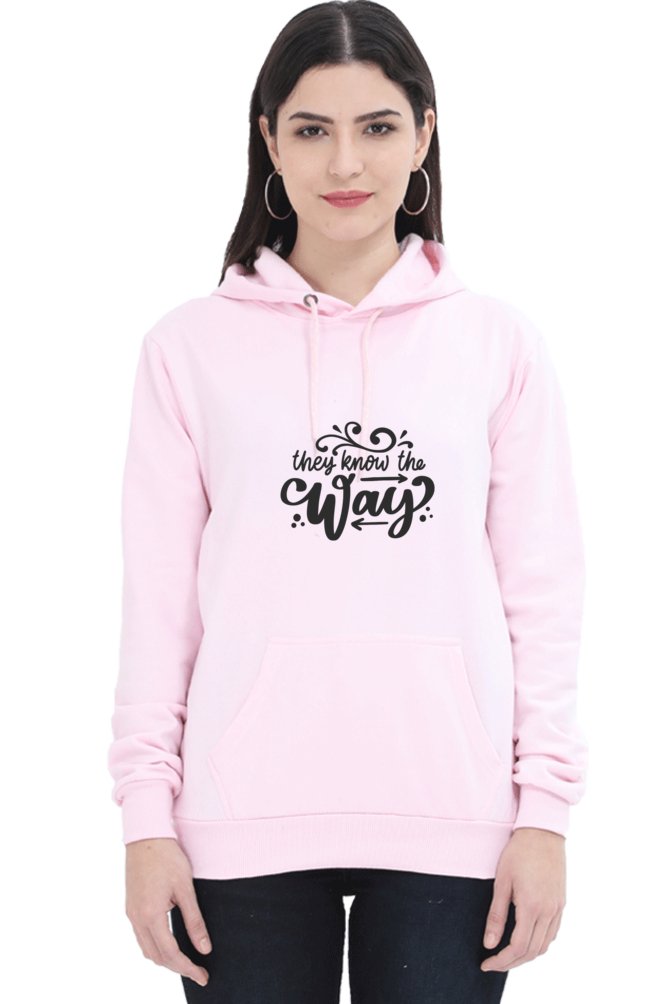 Hoodies For Women's They Know The Way Hoodies For Women Grey