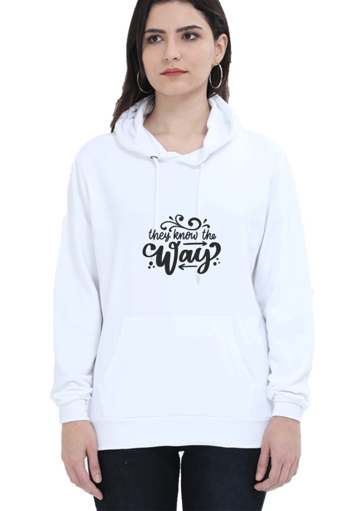 Hoodies For Women's They Know The Way Hoodies For Women Grey