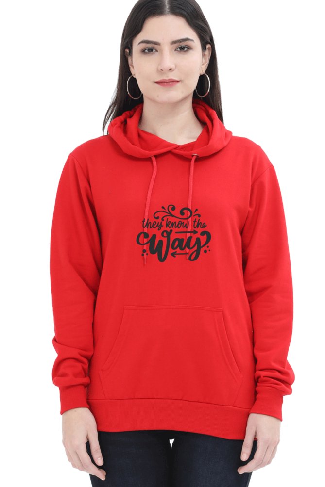 Hoodies For Women's They Know The Way Hoodies For Women Grey