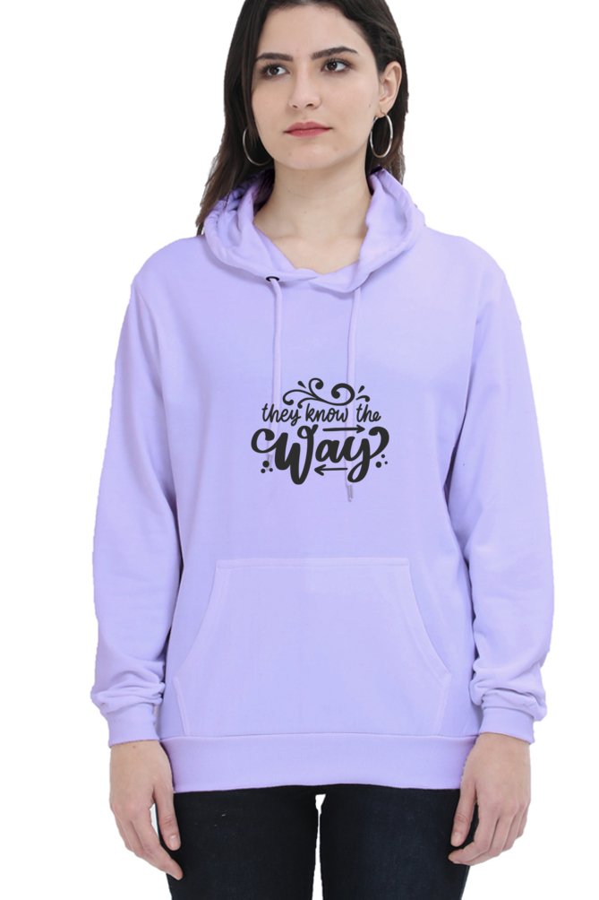 Hoodies For Women's They Know The Way Hoodies For Women Grey