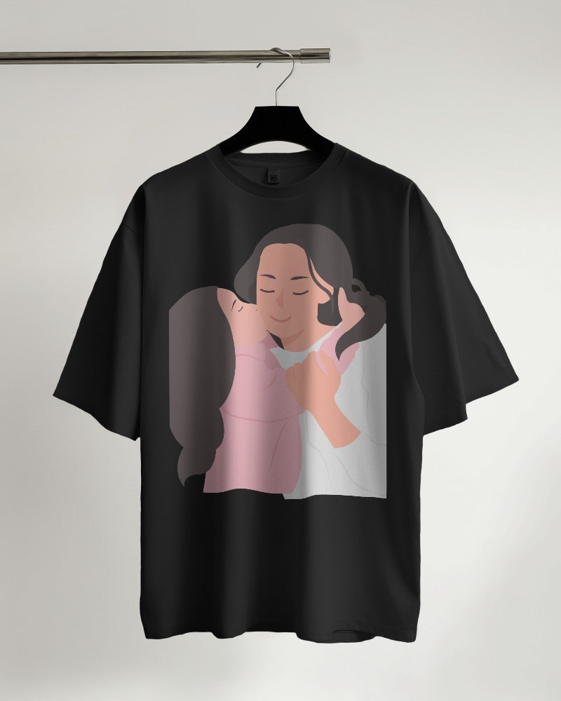 Oversized T Shirts mom and daughter oversized t shirts anime