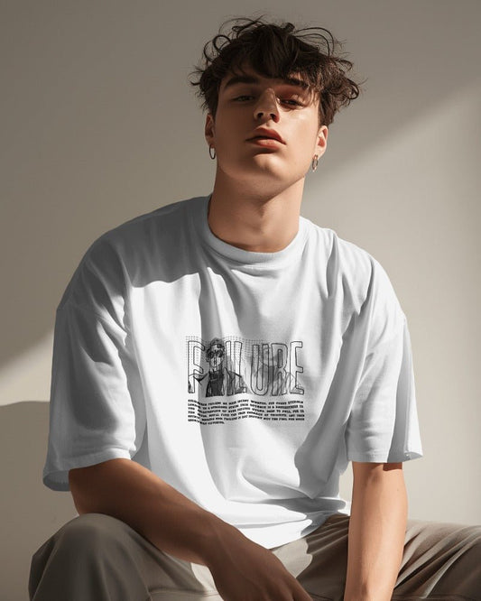 Oversized T Shirts Failure Oversized T Shirts White-OVERSIZED T SHIRTS-The Sanctum