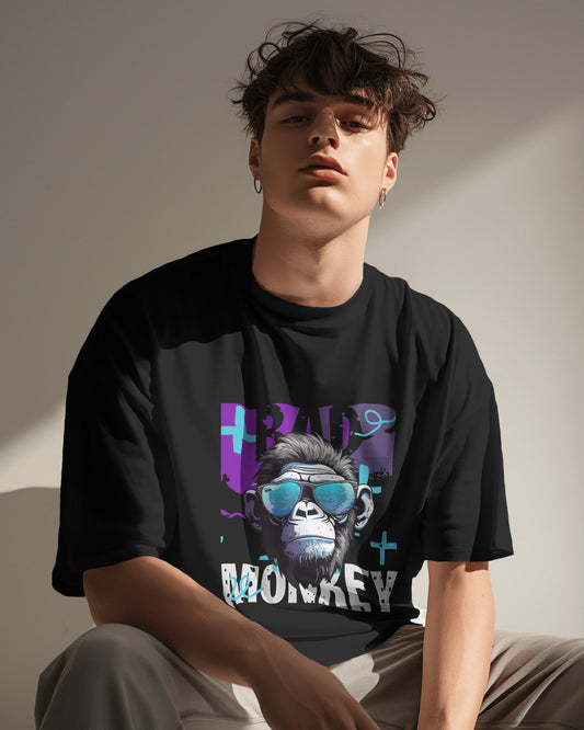 Oversized T Shirts Rad Monkey Oversized T Shirt For Men-OVERSIZED T SHIRTS-The Sanctum