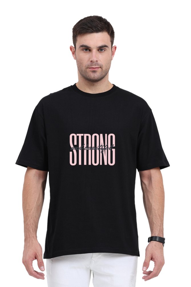 Oversized T Shirts Strong & Beautiful Oversized T Shirt For Men-OVERSIZED T SHIRTS-The Sanctum